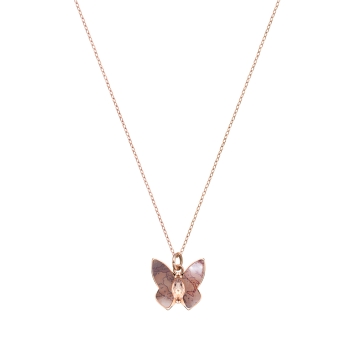 Κολιέ ALVIERO MARTINI 1A CLASSE Papillons necklace 1698714 Ροζ Χρυσό